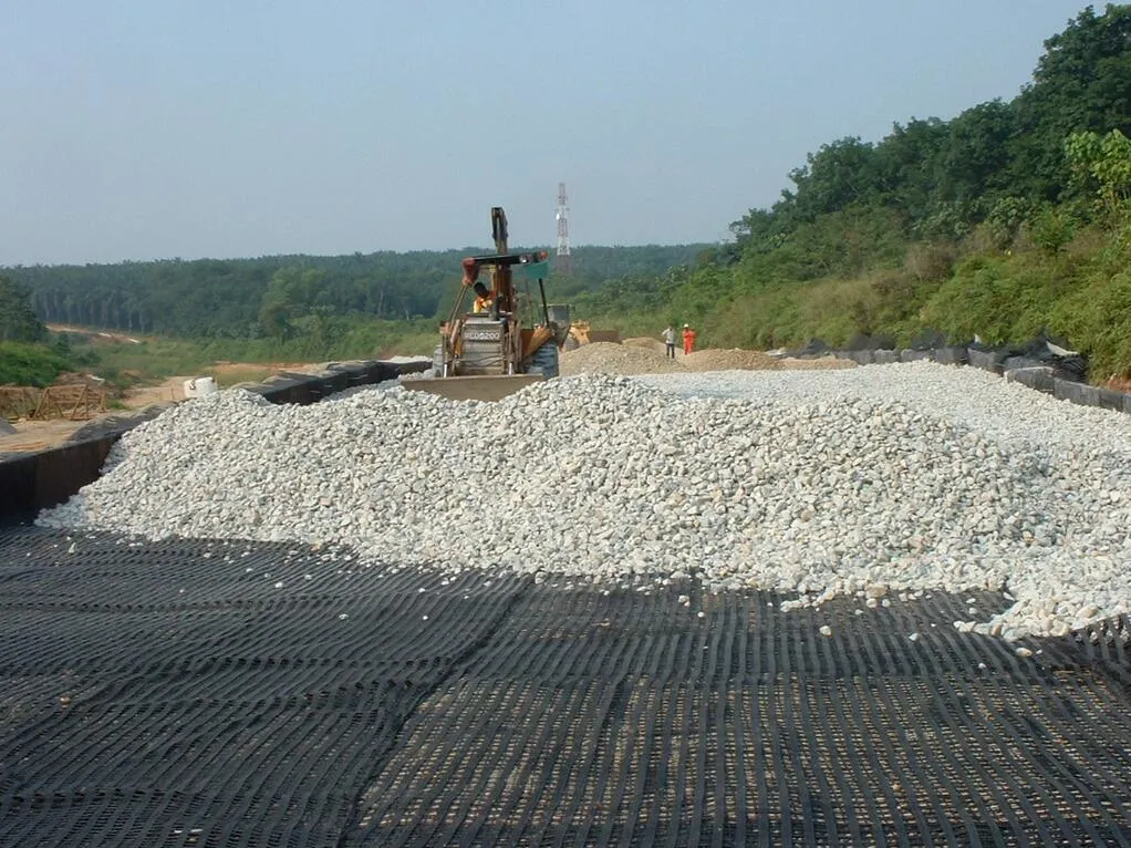 Geogrid de fibra de vidrio de alta resistencia a la tracción para el asfalto 5