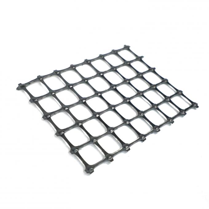 Cuadrícula de malla de 40 kn Biaxal PP Geogrid de plástico para el refuerzo de carreteras 0