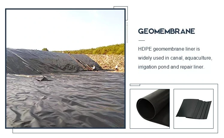 Geomembrana de HDPE impermeable de 0,2 mm - 2,5 mm para vertederos 3