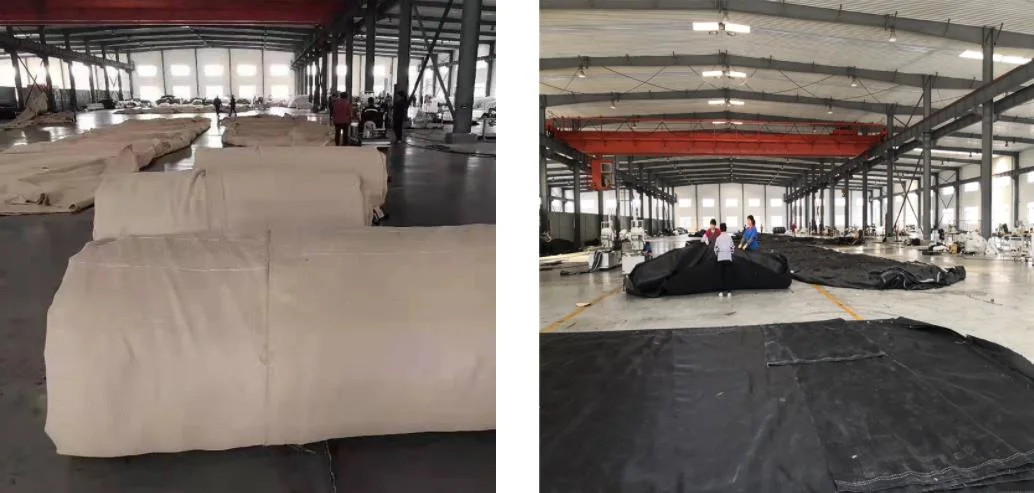 Deshidratación de lodo personalizada PP Bolsa de geotextil tejida tubo de geotubos polipropileno de alta dureza 3