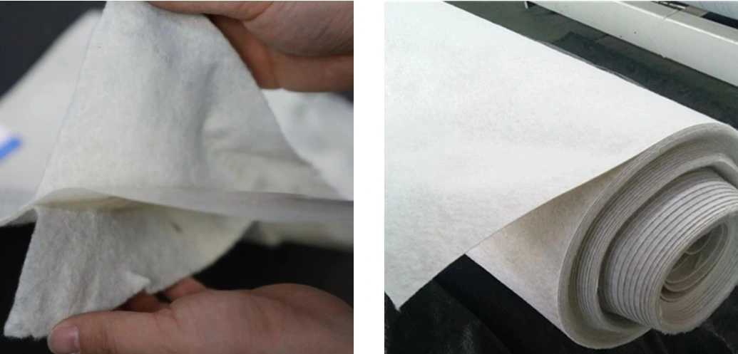 Geomembrana geotextil compuesta de alta resistencia impermeabilizante y antifiltración 0