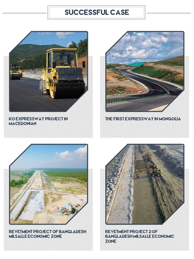 Geomembrana geotextil compuesta de alta resistencia impermeabilizante y antifiltración 6
