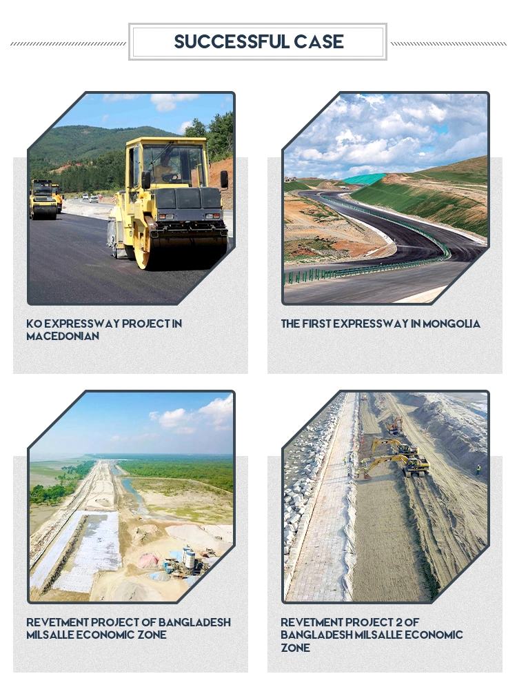 Sistema de material de rejilla de grava de HDPE Geocella texturizada de entrada para el refuerzo de carreteras Pavimentación de redes de hierba 19