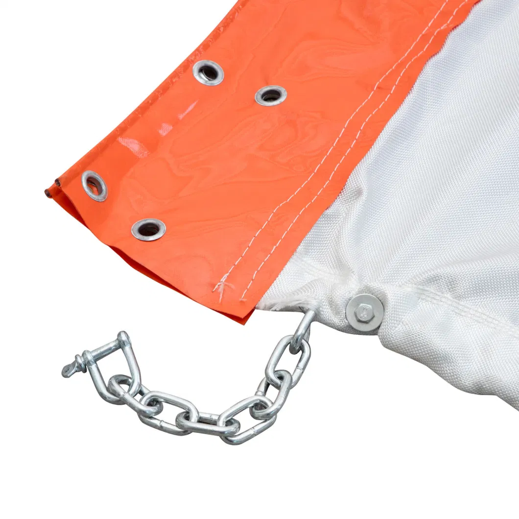 Cortina de sedimento Pvc flotante Cortina de sedimento Boom de contención Eco amigable Boom de derrame de aceite 2