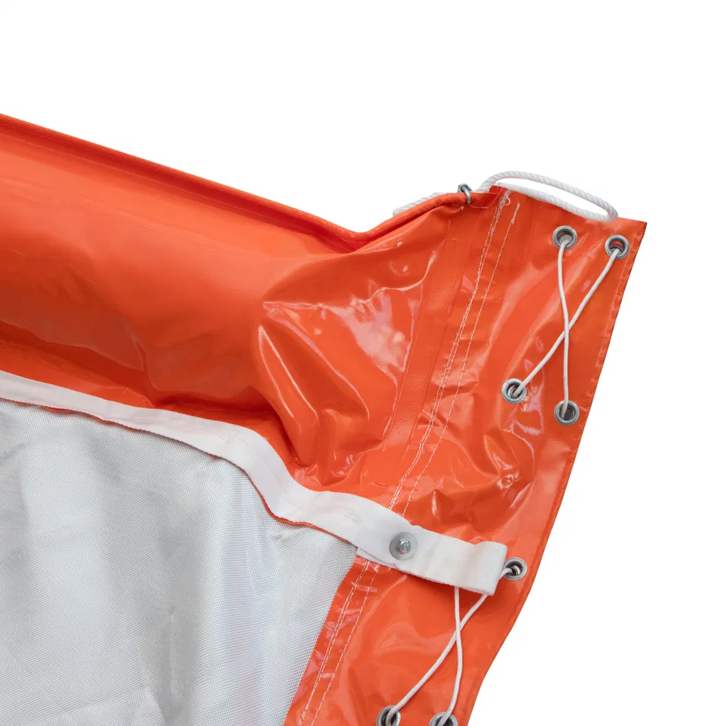 Cortina de sedimento Pvc flotante Cortina de sedimento Boom de contención Eco amigable Boom de derrame de aceite 3