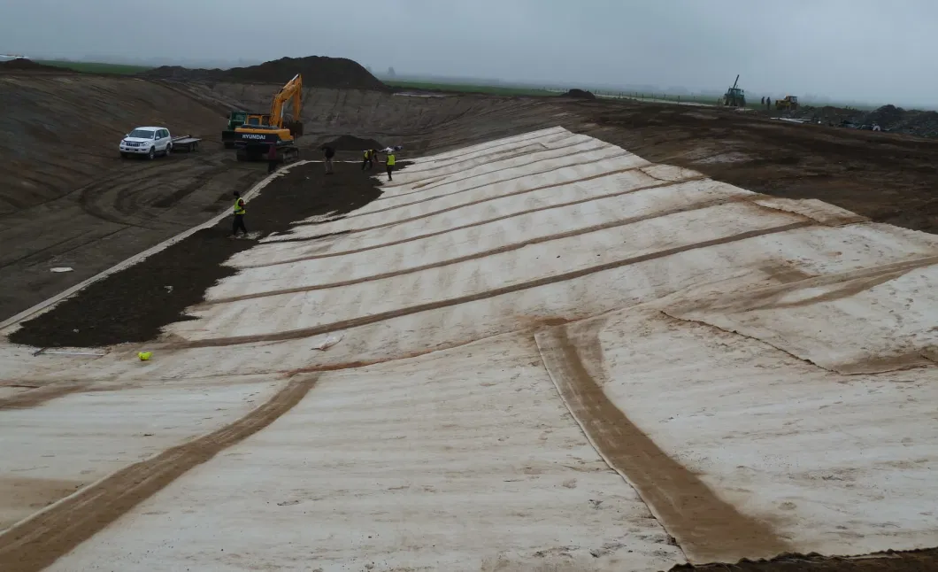 Compuesto de bentonita manta impermeable revestimiento de arcilla geosintética 1