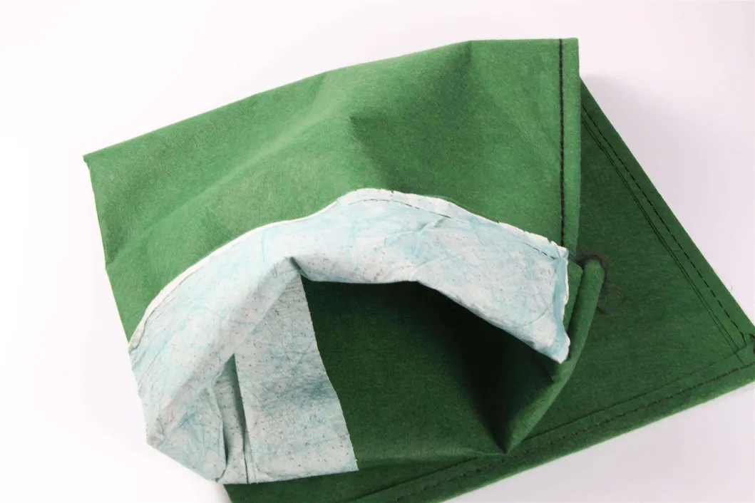 Geobag no tejido Poliéster / PP Geobag para protección de pendientes y presa de hierba para proteger el medio ambiente ecológico 1