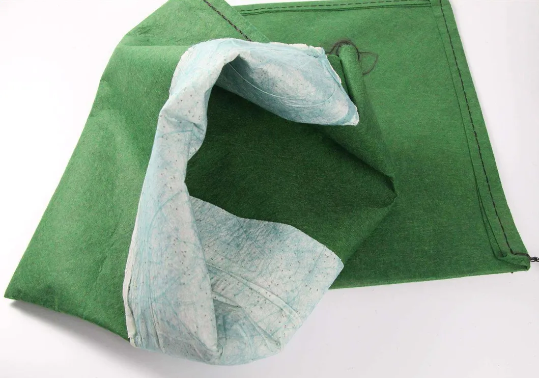 Geobag no tejido Poliéster / PP Geobag para protección de pendientes y presa de hierba para proteger el medio ambiente ecológico 2