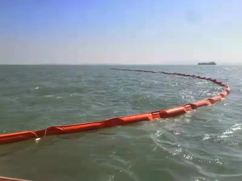 Cortina de sedimento flotante acuático permeable para entornos acuáticos 12
