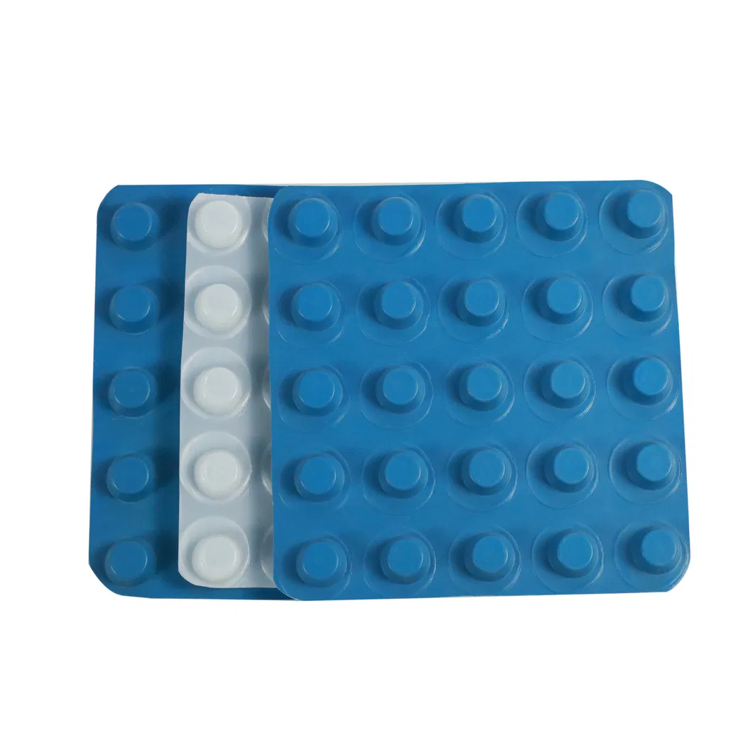 Tabla de membrana de drenaje de techo con hoyuelos Tabla de drenaje de zanjas y tabla de pared versátil para soluciones de drenaje 1