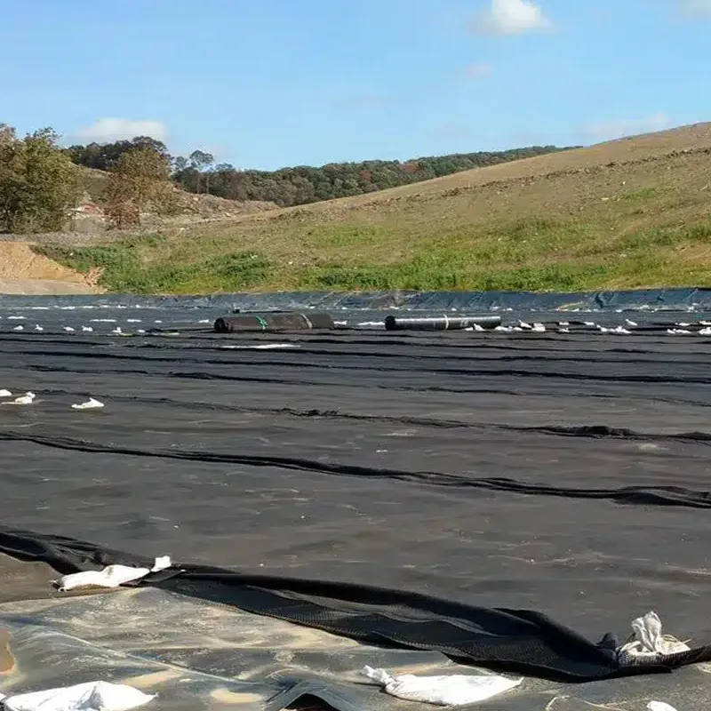 Precio de fábrica 100% polietileno virgen de alta densidad geomembrana de HDPE impermeable anti-filtración lisa y texturizada para revestimiento de estanques de vertederos minería de presas de agua y lagos 0