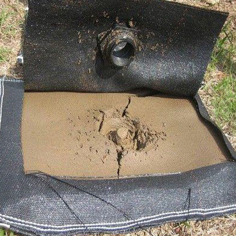 filtro de desecación de Geotube del envase de los bolsos del barro de las aguas residuales 500gsm-100gsm