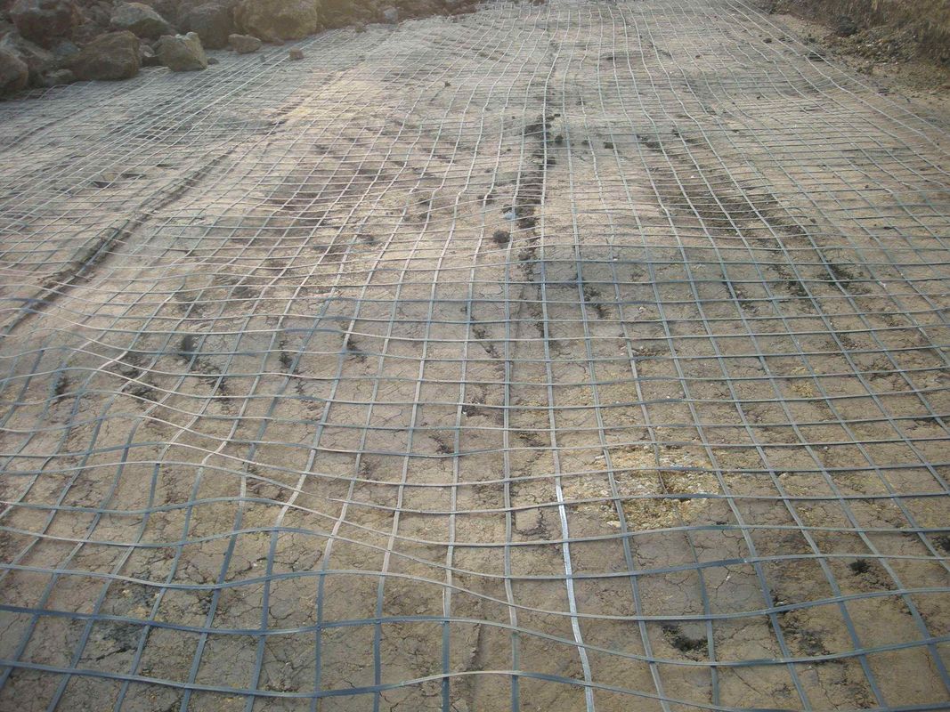 Estiramiento bidireccional del ANIMAL DOMÉSTICO que suelda con autógena el distribuidor integral biaxial de los productos de Geogrid