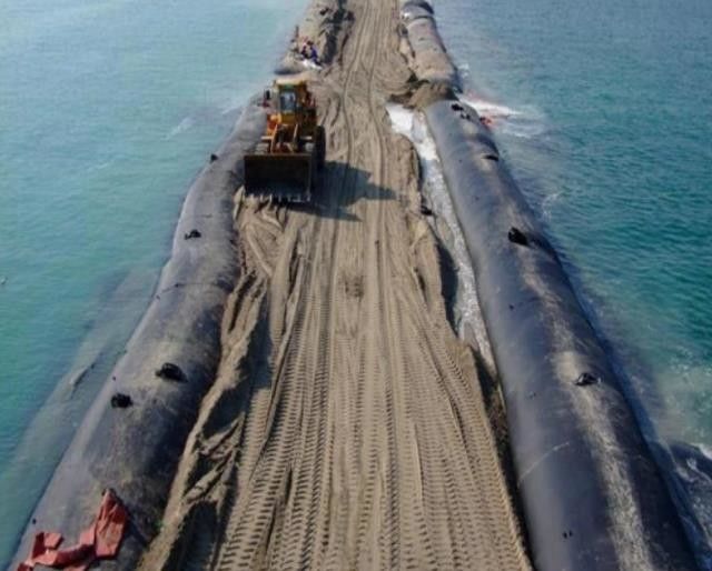 Los bolsos de desecación dragados de Geotube del geotextil sedimentan bolsos de filtro