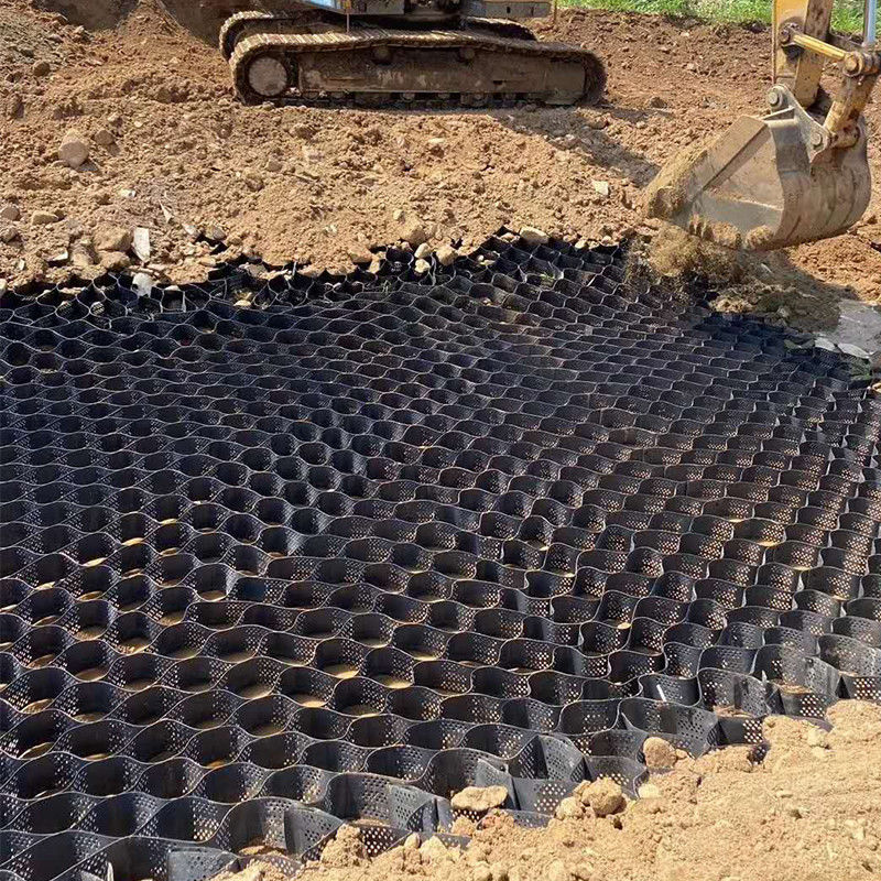 Geocelda de HDPE anticorrosión de 50 mm para la pendiente de la colina del camino del refuerzo del suelo