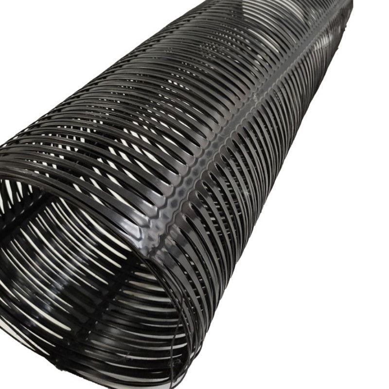 Pp Rejilla geográfica uniaxial de plástico Pe Rejilla geográfica unidireccional Rejilla geográfica uniaxial de poliéster