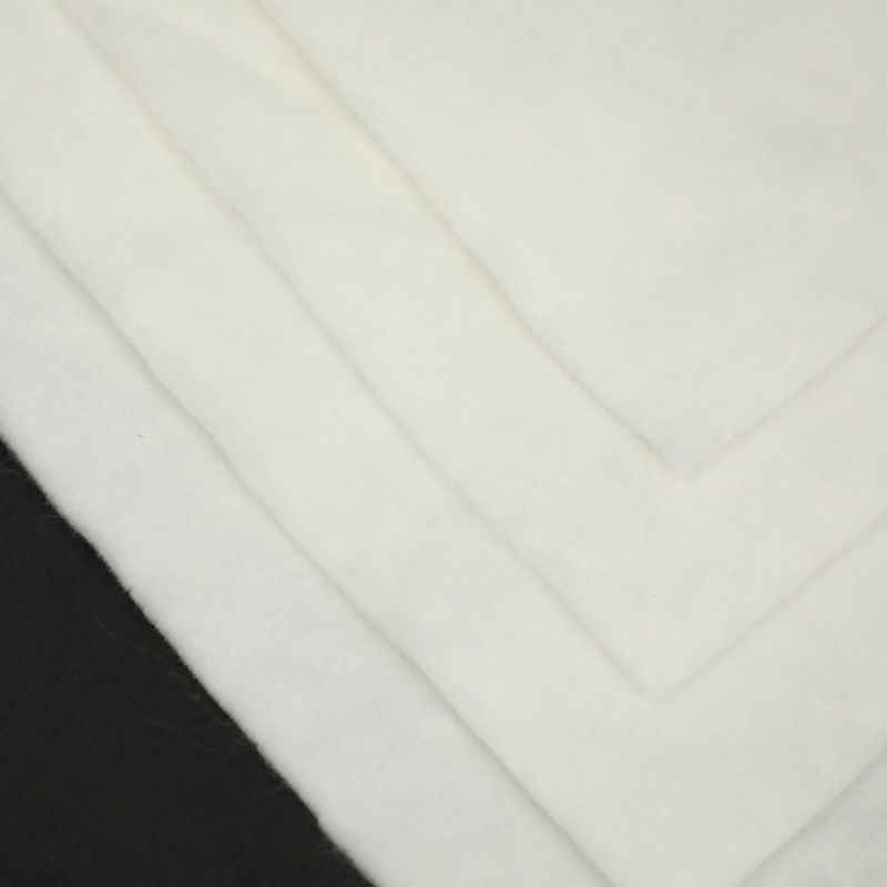 Fabrica PP Fibras largas o cortas No tejidas con aguja perforada Poliéster Geotextil No tejido Geotextil para revestimiento de carreteras