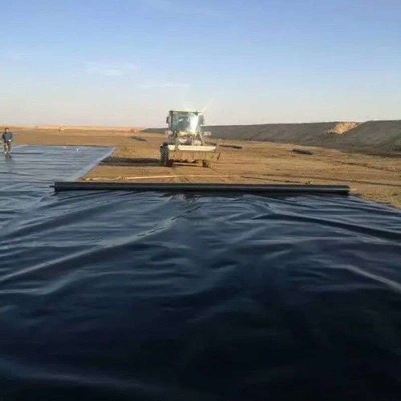 Liner de impermeabilización de geomembrana HDPE / Liner de piscina / Digestor de biogás de vertederos de materiales de construcción de carreteras Georid