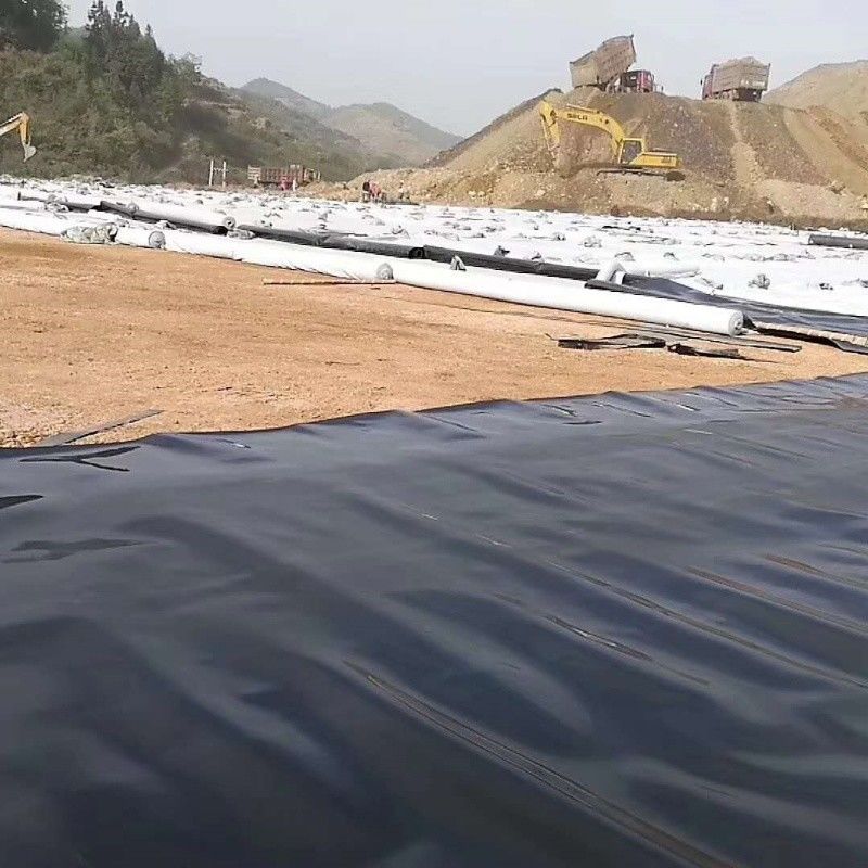 Liner de impermeabilización de geomembrana HDPE / Liner de piscina / Digestor de biogás de vertederos de materiales de construcción de carreteras Georid