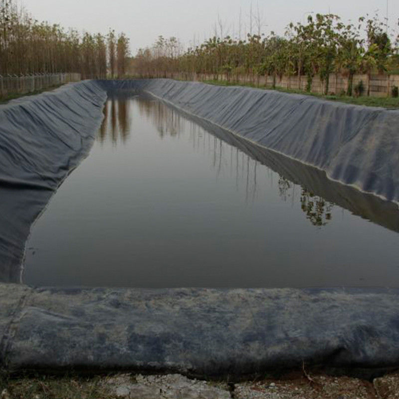 100% material virgen ASTM estándar GM13 HDPE Geomembrana de revestimiento 0.3mm 0.5mm 1.0mm 1.5mm 2.0mm para vertederos / estanques de camarón