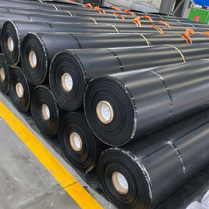 Geomembrana 100% virgen ASTM anti filtración impermeable HDPE LDPE LLDPE para la minería de vertederos