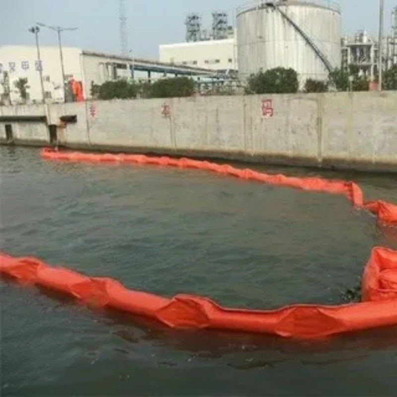 Cortina de sedimento PVC flotante Cortina de sedimento de contención Boom Eco-friendly Oil Spilling Boom Cortina de sedimento para el entorno acuático