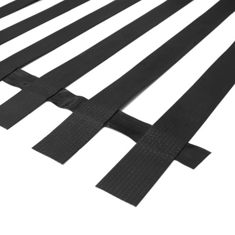 Rejilla geográfica de plástico reforzada con fibra de alta resistencia de poliéster bixial para la construcción de carreteras
