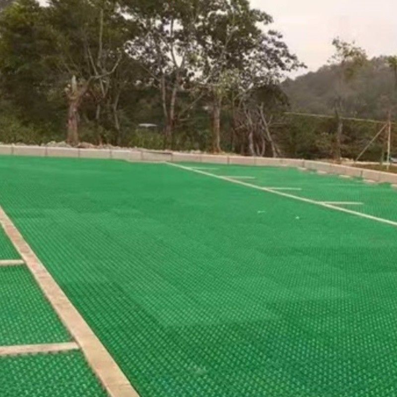 Rejilla de estabilizador de césped de plástico HDPE para estacionamiento Techo exterior Jardín pavimentadores permeables interconectados