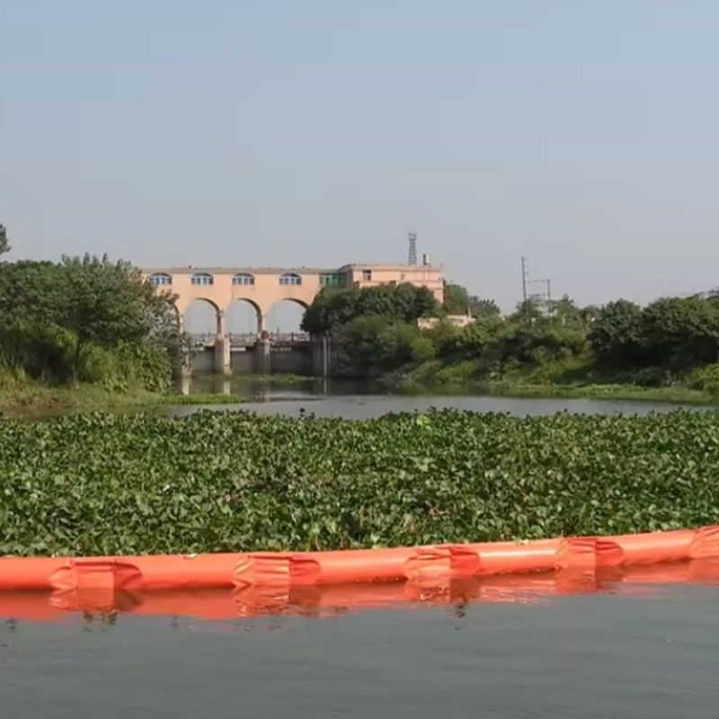Cortina de sedimento flotante acuático permeable para entornos acuáticos
