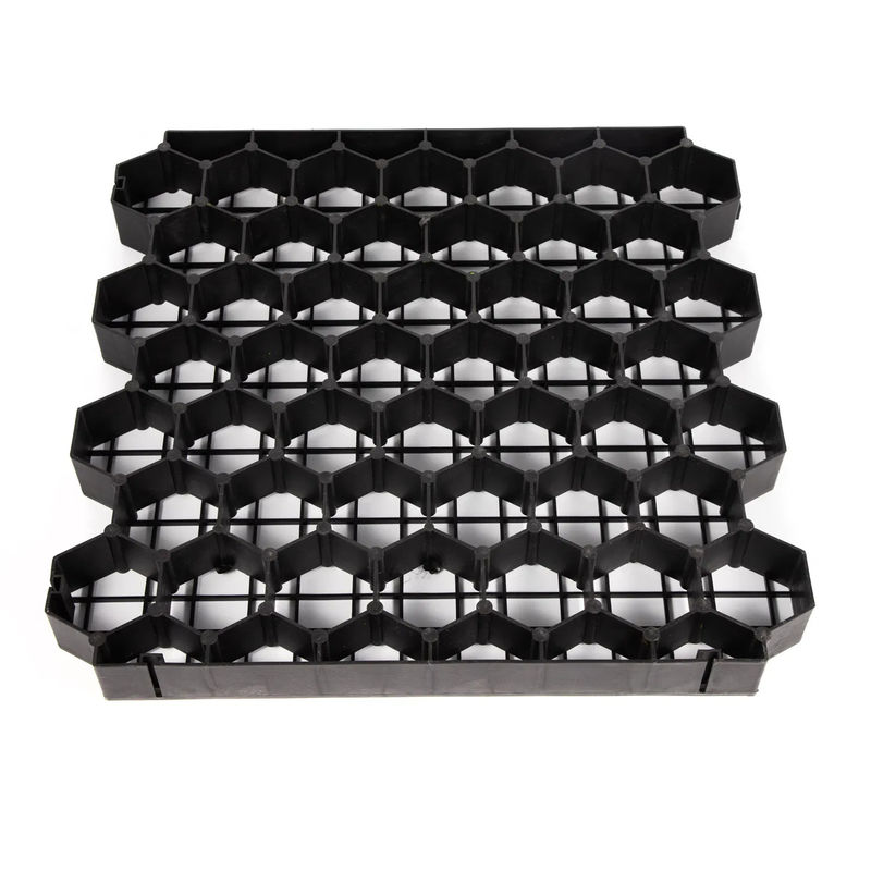 Pavimentadores de césped permeables con cuadrícula de grava de trabajo pesado Pavimentadores de césped con cuadrícula de plástico HDPE para calzada