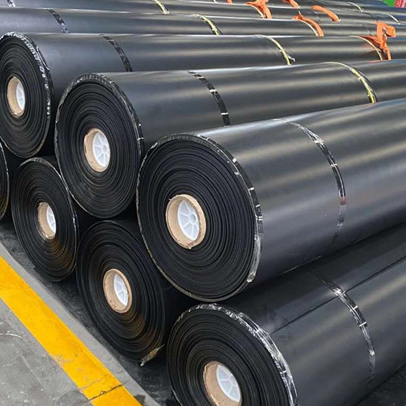 0.75mm 1mm Anti filtración a prueba de fugas Liso HDPE Geomembrana de estanque para la eliminación de relaves