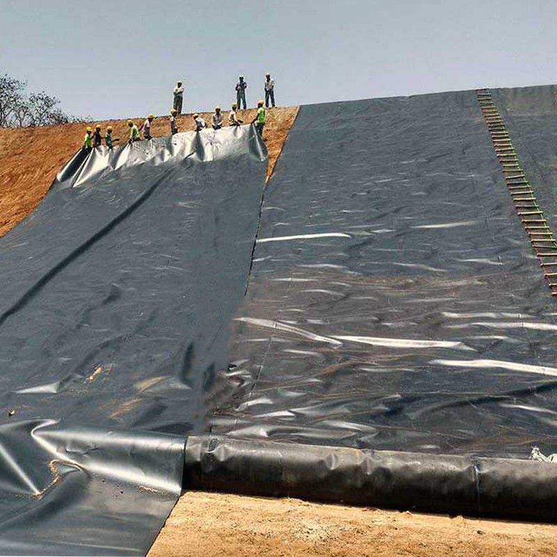 Liner de estanque de geomembrana de HDPE de 1,0 mm de espesor con material 100% virgen para el canal de agua