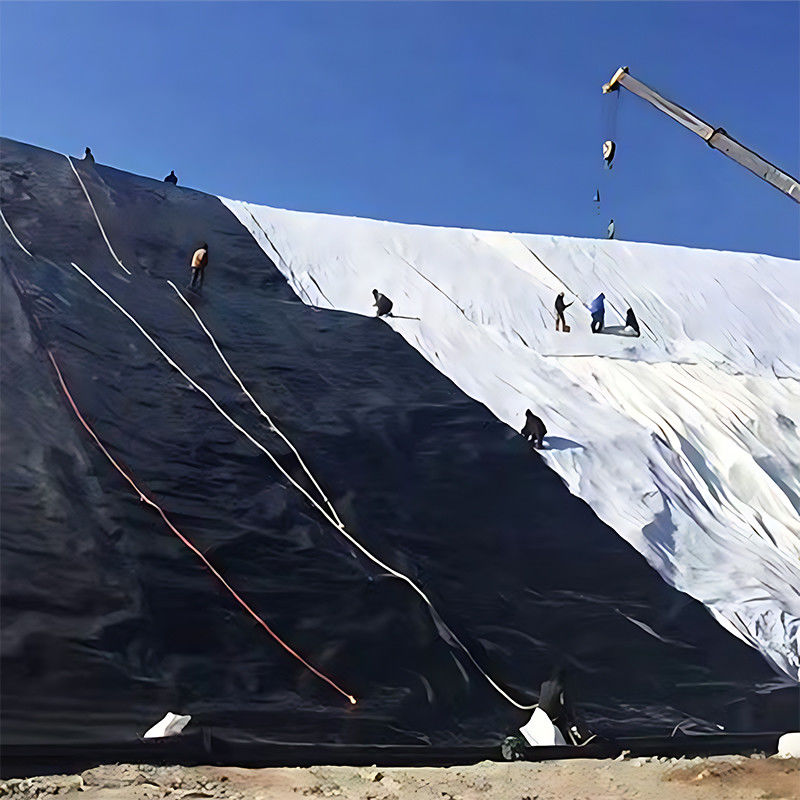 Liner de estanque de geomembrana de HDPE de 1,0 mm de espesor con material 100% virgen para el canal de agua