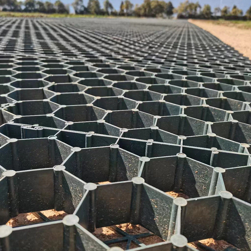 38mm/48mm/68mm Redes de césped de plástico Alfombras de protección de césped HDPE Pavers Redes para el sistema de refuerzo del suelo