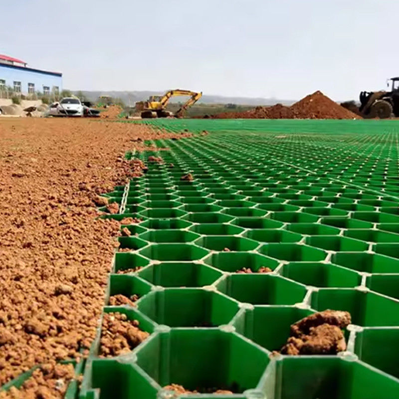 Placas de pavimentación de césped de tierra permeable grava hierba de plantación de rejilla de molde para el suministro de la fábrica de camino de entrada