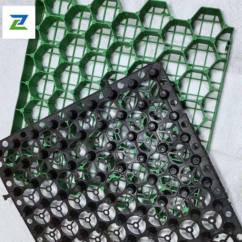 Adoquin de rejilla de césped HDPE ecológico y duradero para entradas de vehículos, refuerzo de césped, paisajismo de jardines y estabilización de grava en estacionamientos