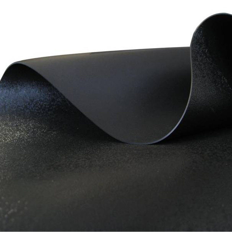 Geomembranas de polietileno de alta densidad (HDPE) revestimientos negros resistentes a los rayos UV revestimiento de estanque de polietileno para contención de vertederos 1,5 mm espesor Geomembrana 500N resistencia a la tracción