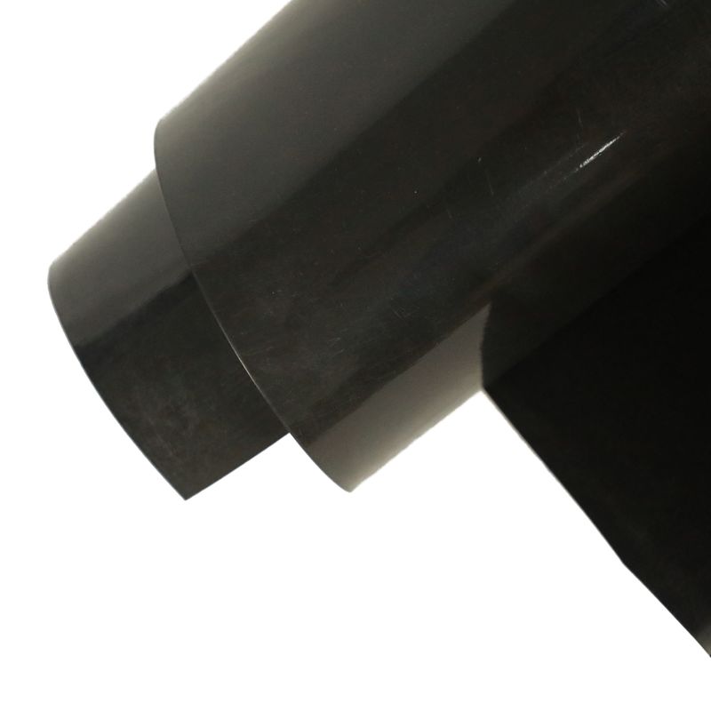 Geomembranas de polietileno de alta densidad (HDPE) revestimientos negros resistentes a los rayos UV revestimiento de estanque de polietileno para contención de vertederos 1,5 mm espesor Geomembrana 500N resistencia a la tracción