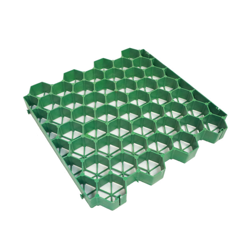Adoquines de HDPE, rejilla para césped, geomalla de poliéster, plástico para estacionamiento, salida de incendios, venta al por mayor, paisaje, geocelda de suelo, rejilla para paddock de grava