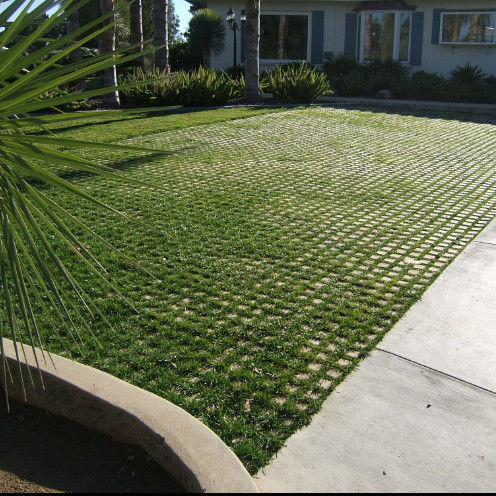 Rejilla de césped de plástico para estacionamiento, salida de incendios, adoquines de HDPE, geogrid para paisajismo, geocelda de suelo, rejilla para paddock de grava