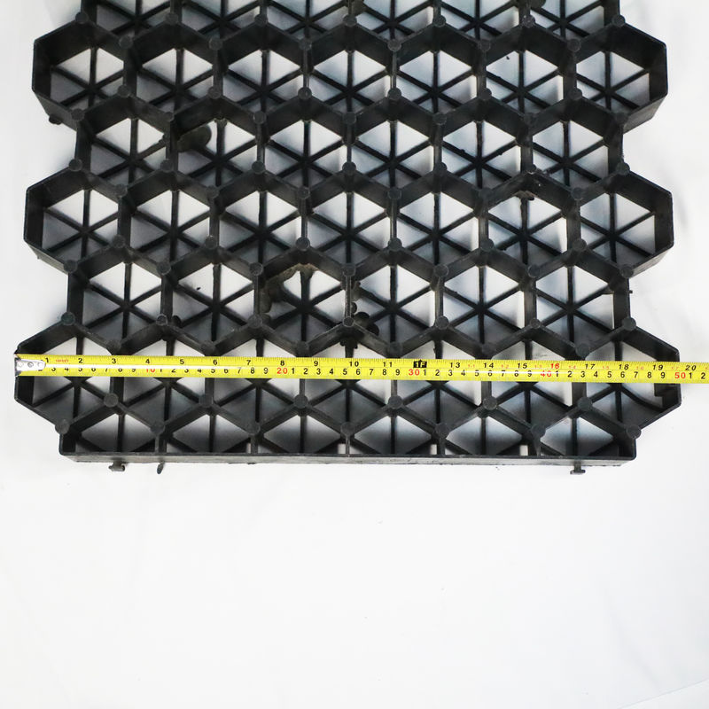 Rejilla de césped de plástico para estacionamiento, salida de incendios, adoquines de HDPE, geogrid para paisajismo, geocelda de suelo, rejilla para paddock de grava