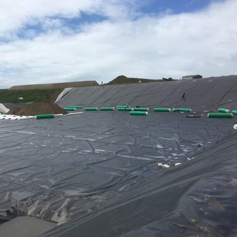 Revestimiento de estanques con geomembrana de HDPE resistente a los rayos UV impermeable para acuicultura Agricultura Presa vertederos Pesquería Biodigestor Minería
