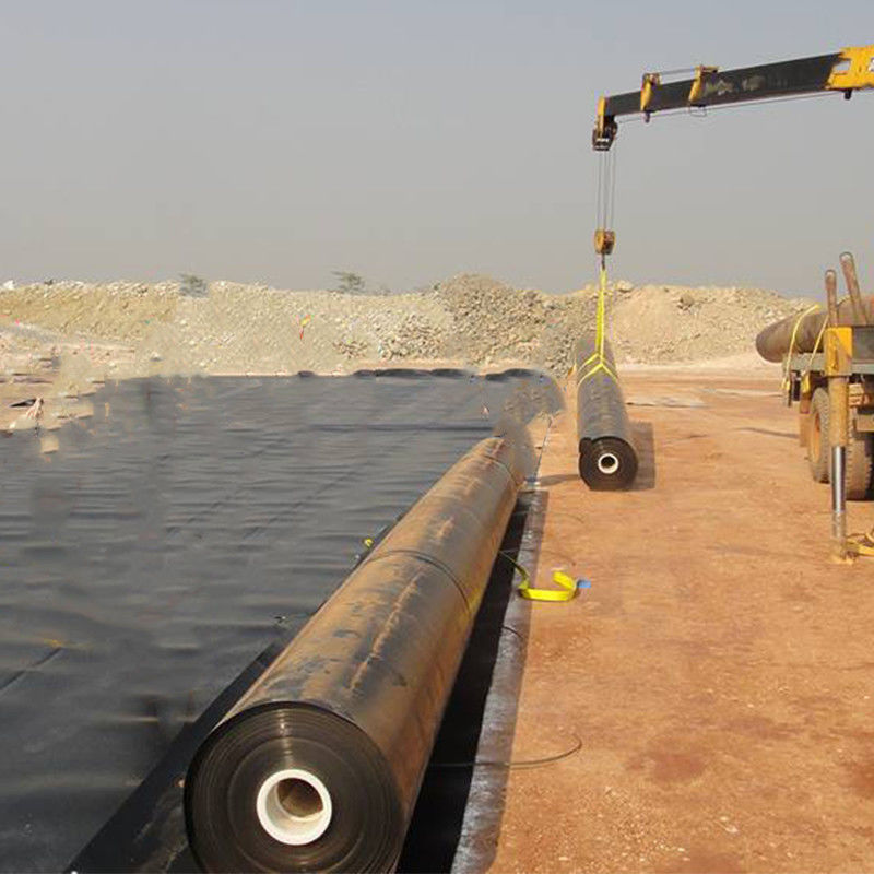 Revestimiento de estanques con geomembrana de HDPE resistente a los rayos UV impermeable para acuicultura Agricultura Presa vertederos Pesquería Biodigestor Minería