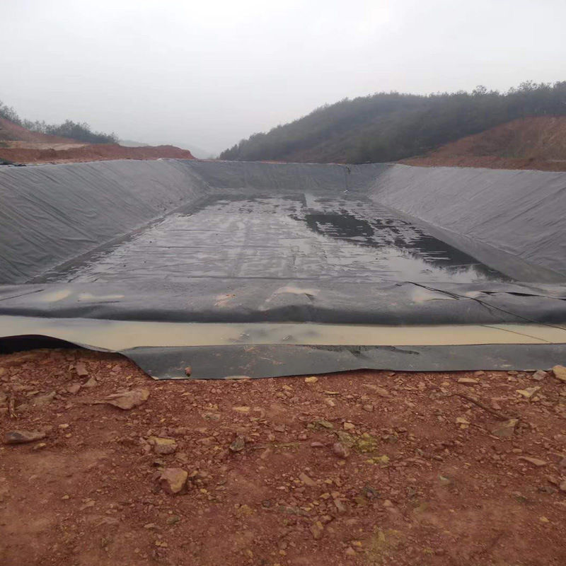 Revestimiento de estanque de geomembrana 0,5 mm 1 mm 1,5 mm 2 mm HDPE LDPE Lldpe PVC EVA Revestimiento de estanque de geomembrana