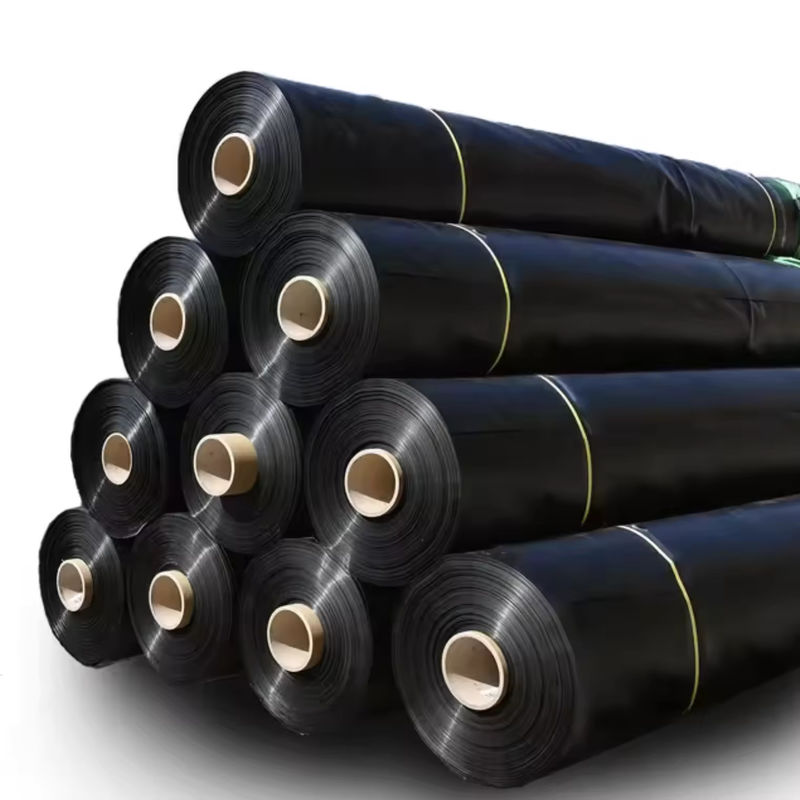 Geomembrana para estanques agrícolas 1 mm impermeable HDPE vertederos Geomembrana para estanques 0,75 mm 1,5 mm