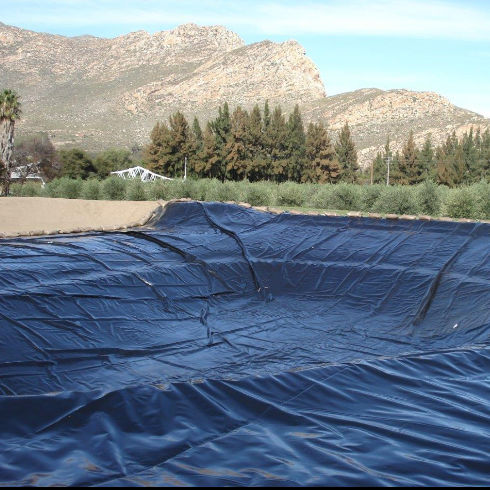 Geomembrana para estanques agrícolas 1 mm impermeable HDPE vertederos Geomembrana para estanques 0,75 mm 1,5 mm