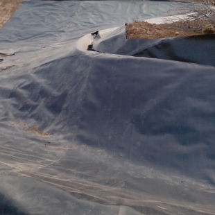 Estilo industrial 1 mm Geomembrana Liner para estanques HDPE Liner plástico Liner para estanques de geomembrana para estanques de peces Hecho de PVC LDPE LLDPE PP Materiales para vertederos