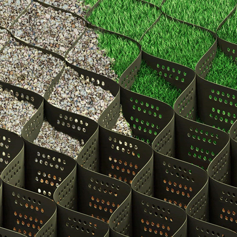 Alta resistencia a la tracción malla de plástico biaxial 30kN/m Negro PP/PET Geogrid para el refuerzo del suelo y la estabilización de la base de la carretera