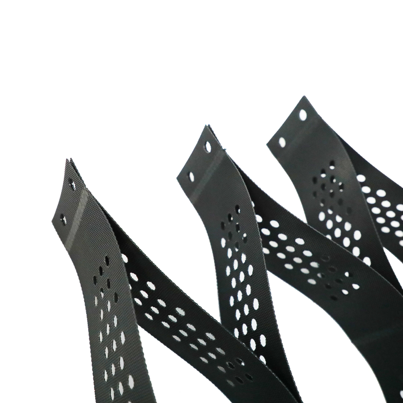 Alta resistencia a la tracción malla de plástico biaxial 30kN/m Negro PP/PET Geogrid para el refuerzo del suelo y la estabilización de la base de la carretera