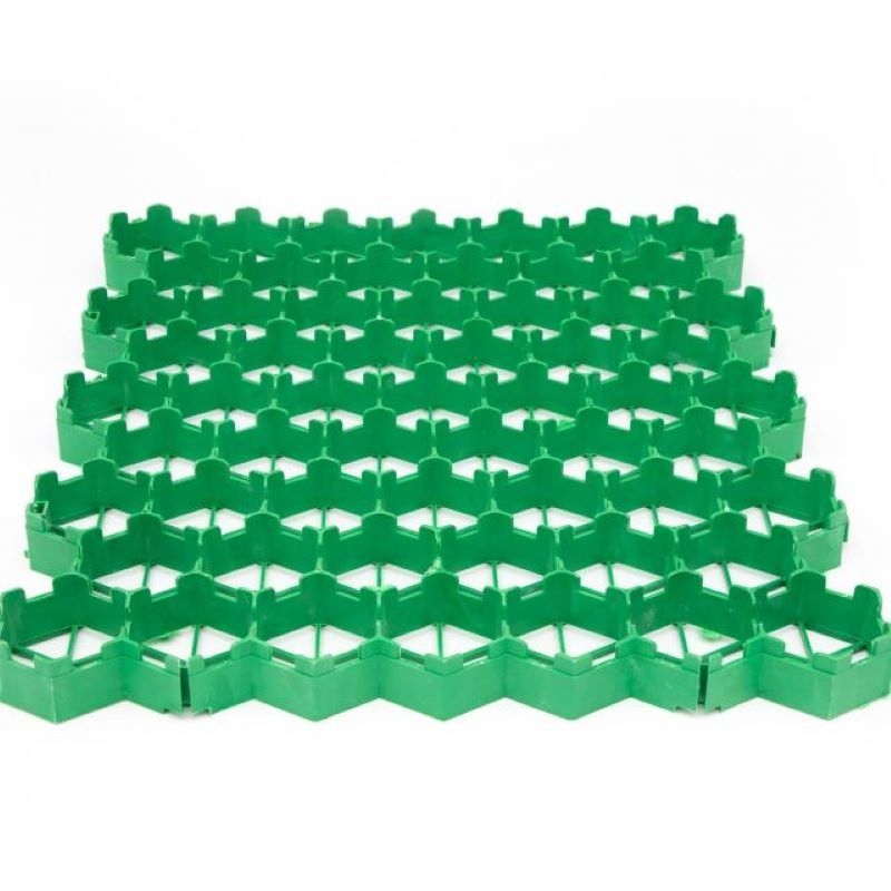 Rejilla de plástico para césped, pavimentación de estacionamientos, rejilla para grava para productos de jardinería comercial, diseño de caminos de jardín y campos de golf